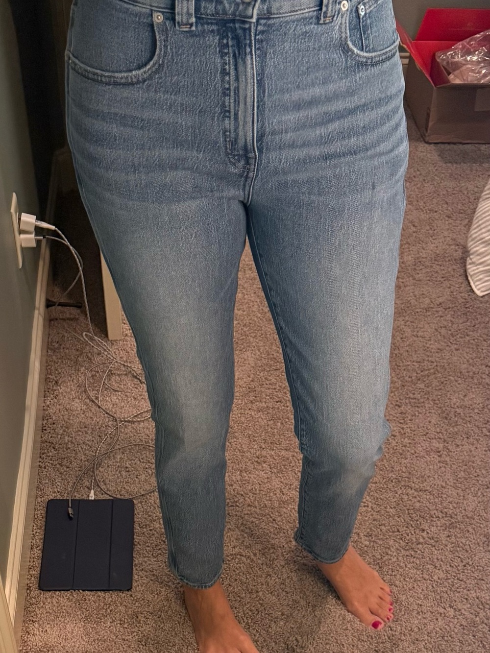 Madewell Perfect Vintage Slim Straight Jeans - Picture 3 of 4
